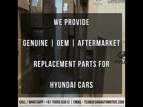 Hyundai i20 Spare Parts - Genuine OEM Aftermarket Replacement Creta Parts
