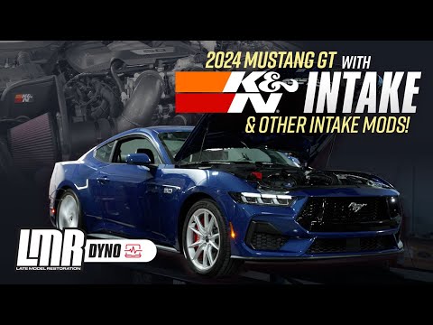 We Dyno The 2024 Mustang GT K&N Intake + Compare to Carbon Trap Delete & High Flow Drop-in Filters