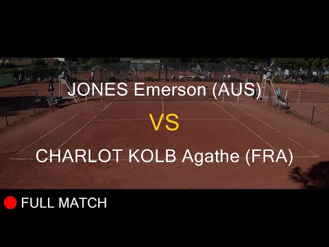 JONES Emerson (AUS) VS CHARLOT KOLB Agathe (FRA) - La Balle Mimosa 2022