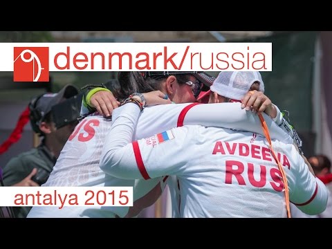 Denmark v Russia – compound women's team bronze | Antalya 2015 Archery World Cup S2