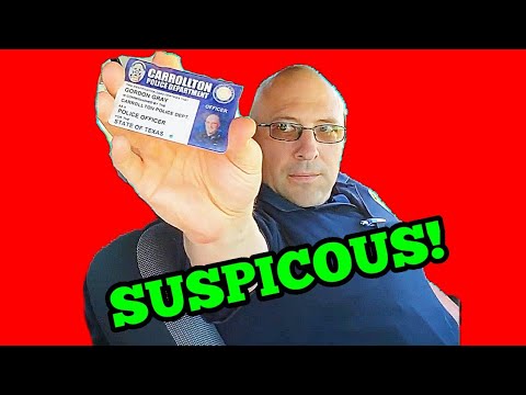 Asking Cops the same silly question they ask us, He Coughs Up ID For Our Safety