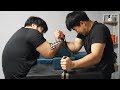 [팔씨름] 2019.04 옥상파워 팔씨름 아지트 훈련 (ROOFTOP ARMWRESTLING TRAINING)