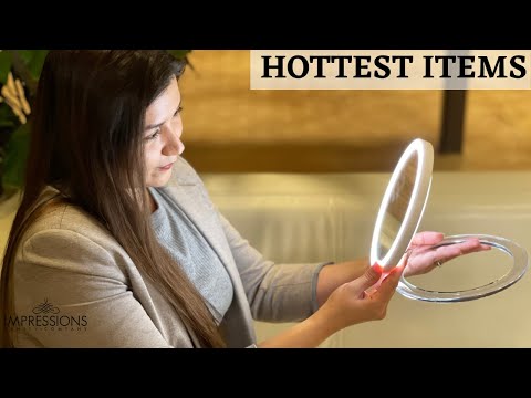 Pop-Up LED Makeup Mirror | Hottest Items | Impressions Vanity