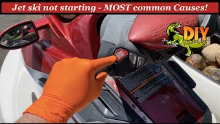 Jet ski not starting - MOST common causes