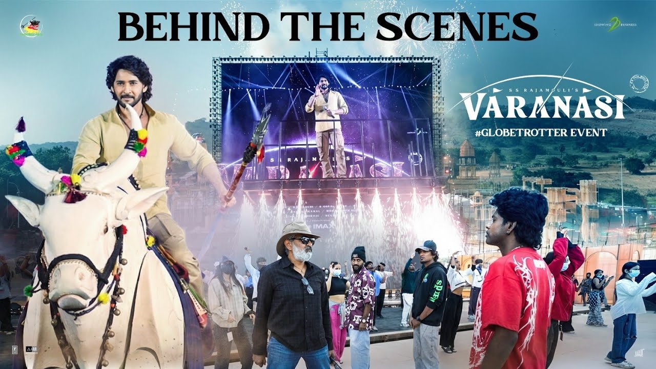 Varanasi Event - Behind The Scenes | SS Rajamouli | Mahesh Babu | Priyanka Chopra | Prithviraj