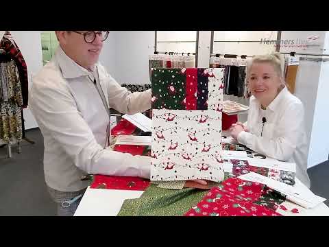 Weihnachtsstoffe Stoffgrosshandel #stoffe #stoffgrosshandel #fabricswholesale #diyweihnachten