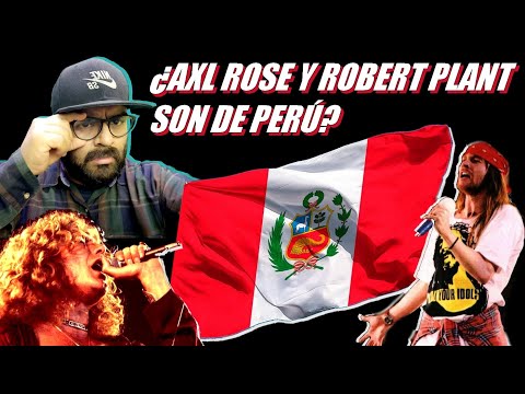 Axl Rose y Robert Plant-Causitas Rockeros de nacimiento.