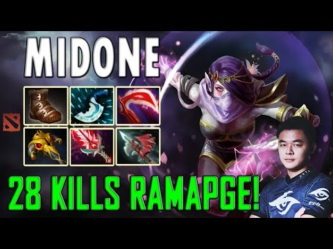 MidOne - Templar Assassin GodLike! 26 Kills Rampage Epic Gameplay Dota2 7.02