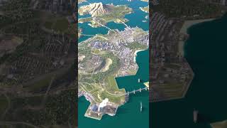 1分で見るうずしおシティの発展 #citiesskylines2 #pcgaming