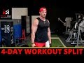 The BEST 4-Day Workout Split For BUILDING MUSCLE