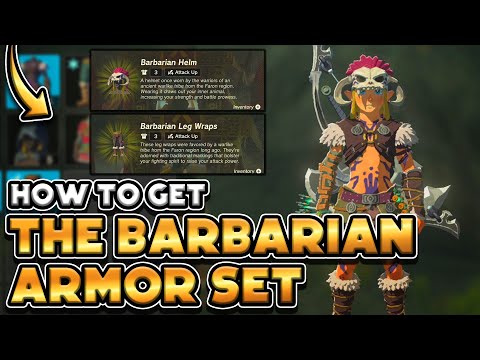 How to Get The BARBARIAN ARMOR SET - The Legend of Zelda Tears of The Kingdom