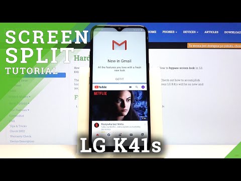 How to Enter Split Screen Mode on LG K41s - Double Display