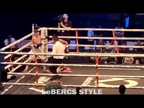 Referee JOJO Accidentally Down in Boxing Match | PROBELLUM DUBAI