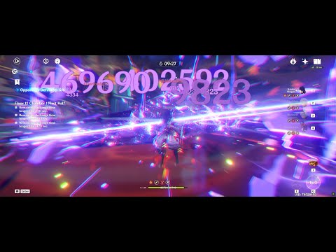 469690 Raiden Burst, Genshin Impact, Abyss floor 12, chamber 1-1, 2.5 patch