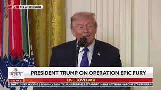 WATCH: President Trump Gives an Update on Operation Epic Fury - 03/02/26