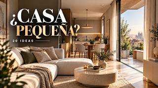 🏠 20 IDEAS para que una CASA PEQUEÑA Parezca MÁS GRANDE y LUJOSA ✨
