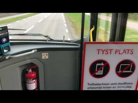 Bus ride linje 2 från Hamregatan till Vinggatan