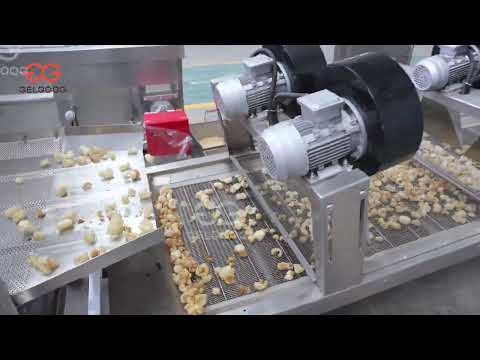 Automatic Pork Rinds Chicharron Frying Line
