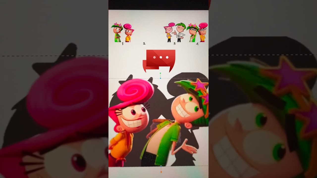 WHICH ONE IS CORRECT! Cosmo  & Wanda (10) #thefairlyoddparents #art #shorts