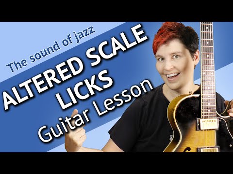 ALTERED SCALE GUITAR LICKS - Altered Scale Improvisation
