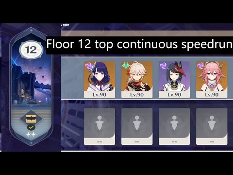 [Genshin Impact] Can C6R5 Yae Speedrun? 71s Floor 12 Top Continuous (64s possible)
