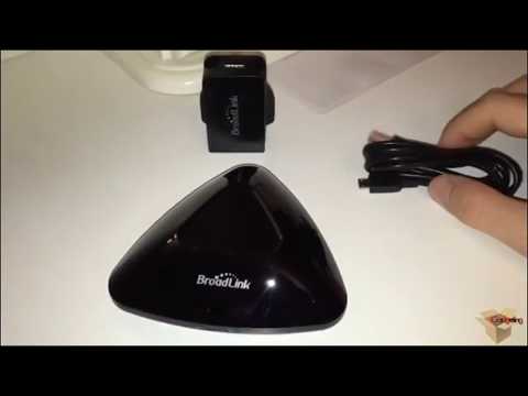 Usage instructions for BroadLink RM Pro universal remote control for smart home