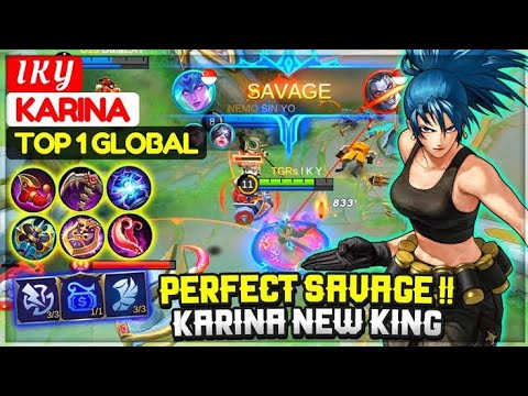 GAME PLAY KARINA WIN RATE 92% KILL 18+ SAVAGE ||| THE BEST BUILD KARINA‼️⁉️‼️
