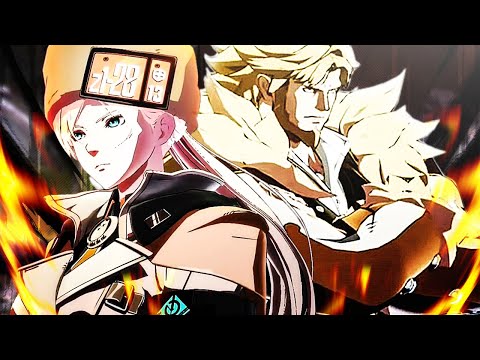 Getting carried by Leo Whitefang. (Guilty Gear Strive Match Analysis)