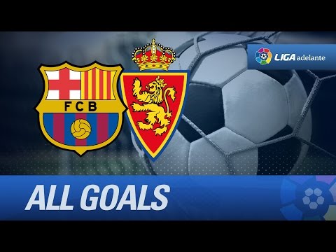 Todos los goles de FC Barcelona B (4-1) Real Zaragoza - HD
