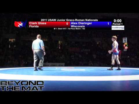 Junior Greco Final 152 - Alex Dieringer (WI) vs. Clark Glass (FL)