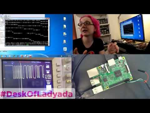 Booting up Pi3 and debugging serial console #deskofladyada @adafruit @raspberry_pi #raspberrypi #pi3