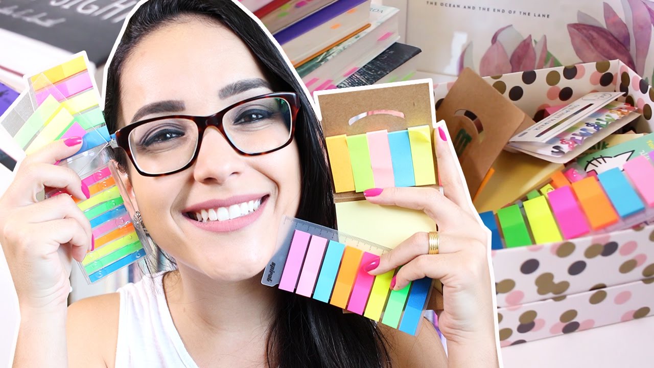 COMO EU USO POST-ITS NOS MEUS LIVROS | Nuvem Literária