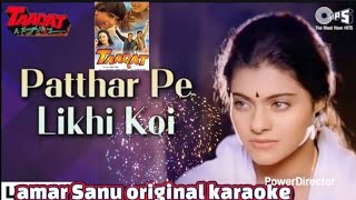 Download lagu Pathar per likhi Koi prem Kahani amar Sanu original karaoke Kumar Sanu ji song lyrics karaoke  mp3