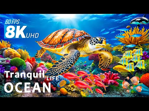 Dinamisks okeāna iedvesmots vizuālais 8K VIDEO