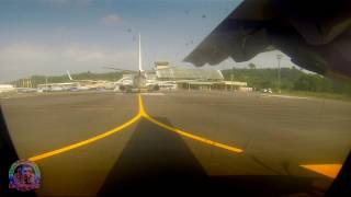 preview picture of video 'Vlog Sihanoukville to Cambodia in Ho Chi Minh to Vietnam in Timelapse from the porthole of a plane'