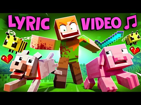 🎵 "Angry Alex" - Official Lyric Video (Minecraft Animation Music Video)