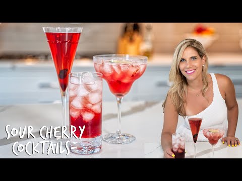Three Easy Sour Cherry Cocktails from Nikki