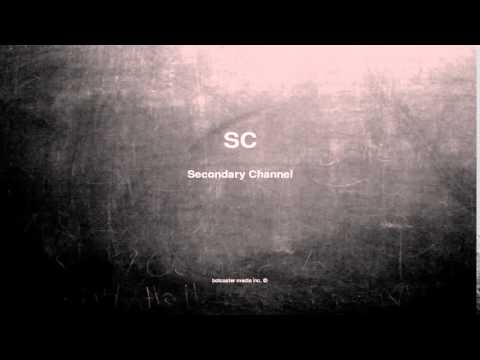 What does SC mean
