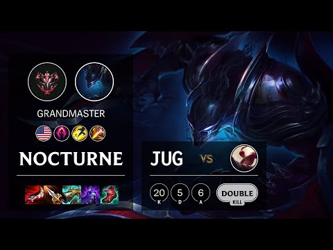 Nocturne Jungle vs Lee Sin - NA Grandmaster Patch 10.25