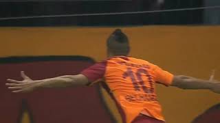 Younès Belhanda gol sevinci (Kayserispor Belhanda