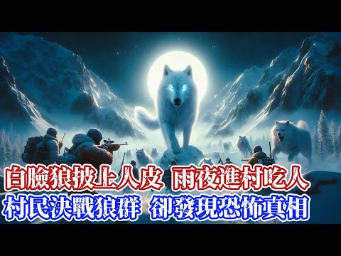 【東北民俗靈異】東北民間，存在一種叫白臉狼的狡猾生物，能披上人皮，假裝成人，進村吃人&hellip;村民一家被吃，老獵人組織村民上山與狼群決戰，卻發現一個恐怖秘密&hellip;|靈異故事|民間故事|睡前故事
