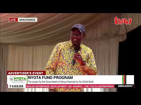 Ruto: Nyota Program benefits between 70–80 young people in every ward across Kenya