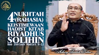 Download lagu 4 NUKTAH (RAHASIA) KEISTIMEWAAN HADIST KITAB RIYADHUS SOLIHIN-AKANG SEMBAH DALEM mp3 Download lagu 4 NUKTAH (RAHASIA) KEISTIMEWAAN HADIST KITAB RIYADHUS SOLIHIN-AKANG SEMBAH DALEM mp3