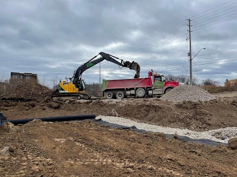 Digging Out The Infiltration Bed