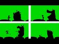 Timon And Pumbaa At The Cinema Green Screen Collection