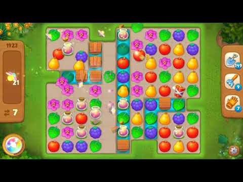 Gardenscapes Area 9 Day 1 Level 1923 - No Boosters Or Hacks