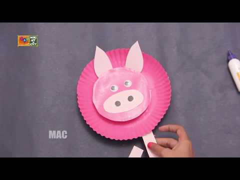How To Create Cute Animals Using Paper Plates , Craft Idea