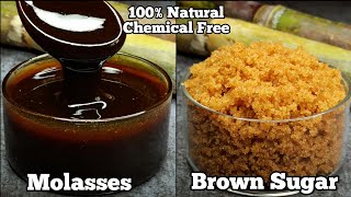 Homemade Molasses: A Step-by-Step Guide from Sugarcane Juice | Homemade Brown Sugar Recipe !