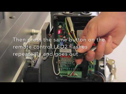 Gate Opener Tutorial: Remote Control  Learning & Delete