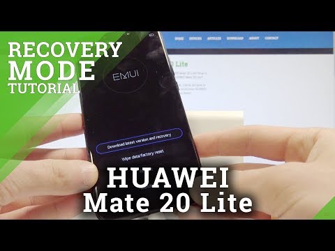 How to Enter eRecovery Mode in HUAWEI Mate 20 Lite - EMUI Recovery Mode